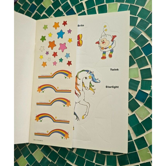 RAINBOW BRITE Scholastic books stickers paper dolls coloring NWOT - Picture 11 of 14